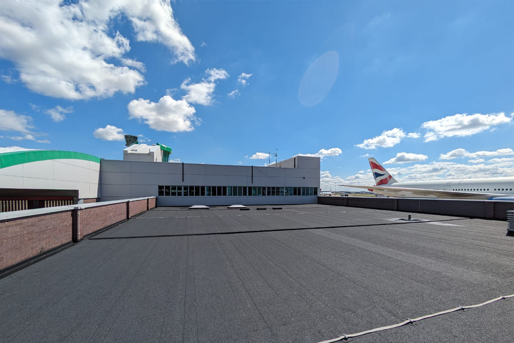 Roof Felt Replacement – Heathrow Airport Fire HQ